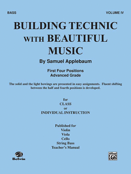Building Technic with Beautiful Music - Volume IV (Bass)