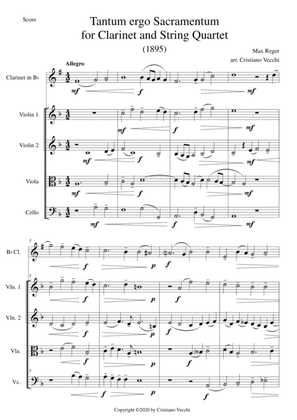 Tantum ergo Sacramentum for Clarinet and String Quartet