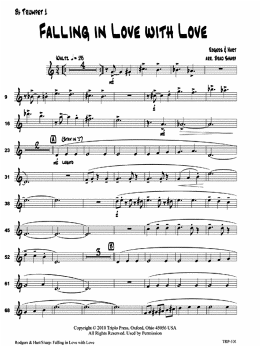 Falling in Love with Love Small Ensemble scores gallery preview page 7