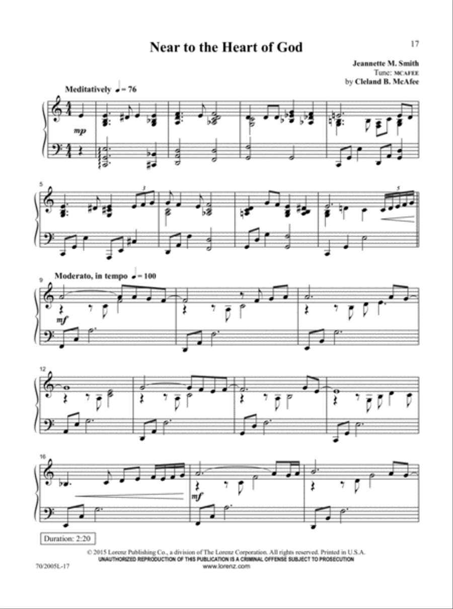 The Church Pianist's Library, Vol. 19 Piano Solo scores gallery preview page 8