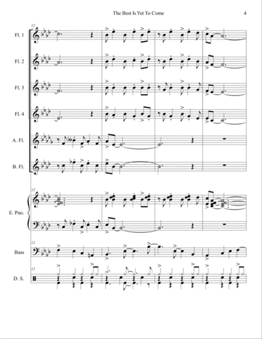 The Best Is Yet To Come Small Ensemble scores gallery preview page 4