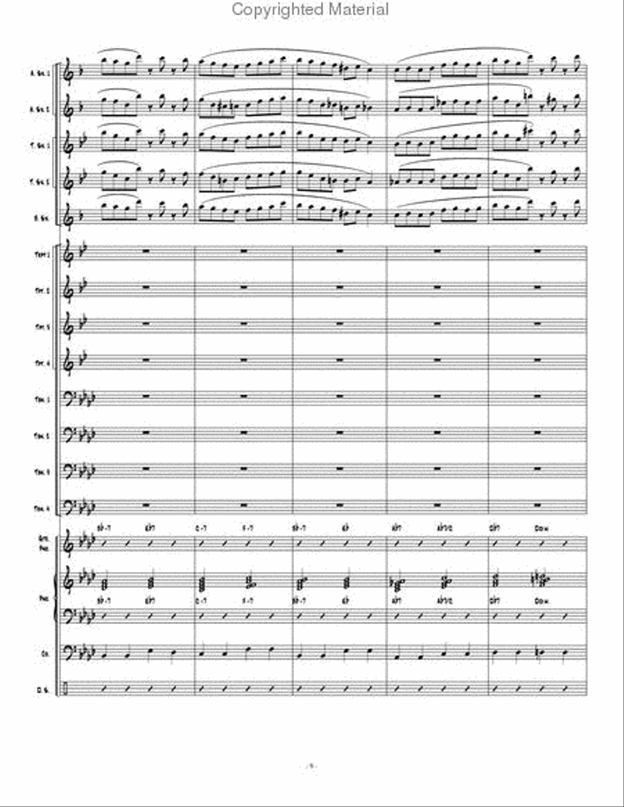 Don't Get Caught Jazz Ensemble scores gallery preview page 12