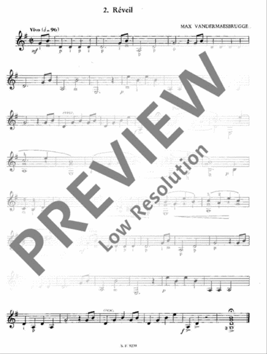 Three little Pieces Classical Guitar scores gallery preview page 4
