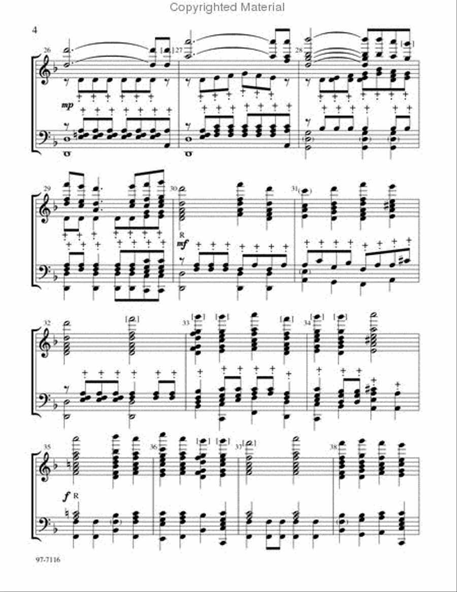 Lord, Keep Us Steadfast in Thy Word (Eithun) Handbell Choir scores gallery preview page 3