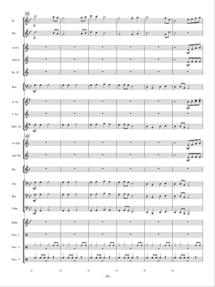 Sakura Sakura Concert Band scores gallery preview page 9