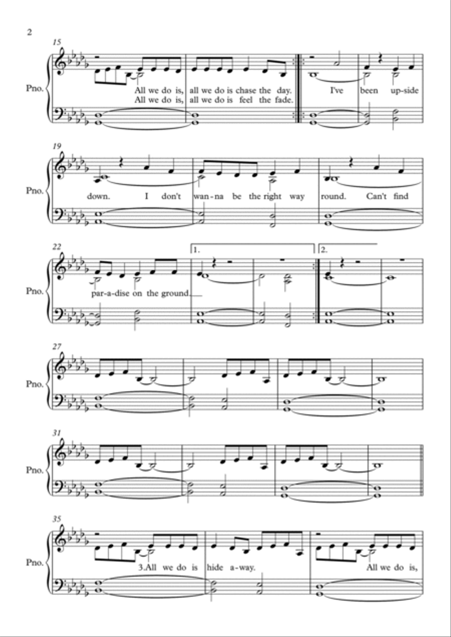 All We Do Voice scores gallery preview page 2