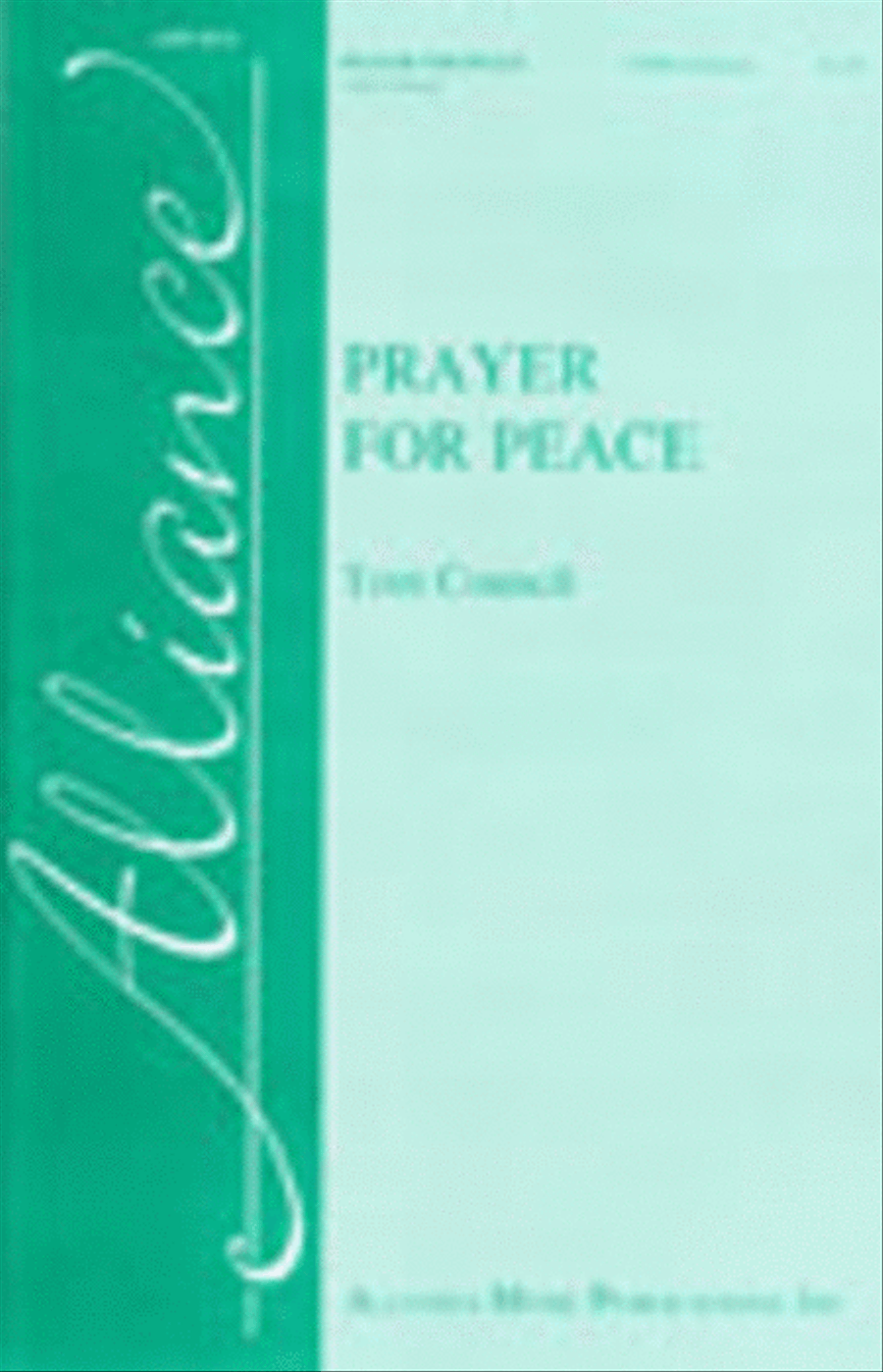 Prayer for Peace TTBB scores gallery preview page 1