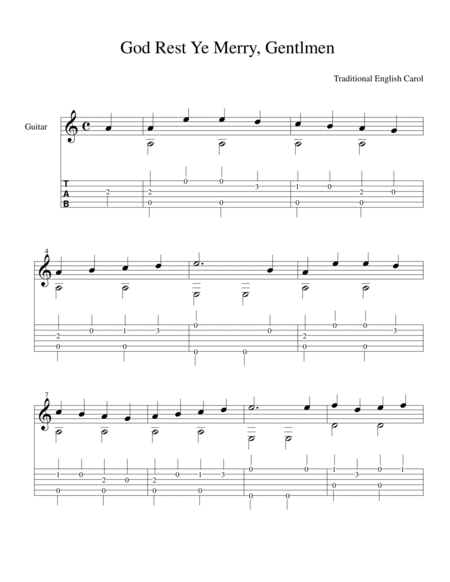 Easy Finger-Style Christmas (TAB)