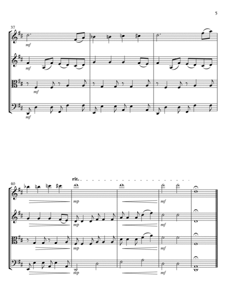 Salut d'Amour for String Quartet - Edward Elgar arr. Cellobat