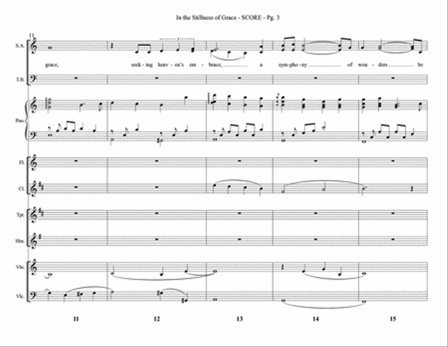 In the Stillness of Grace Piano Accompaniment scores gallery preview page 4