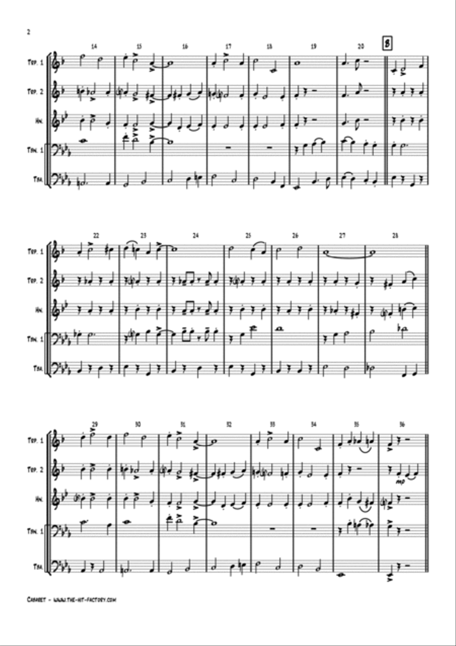 Cabaret Horn scores gallery preview page 2