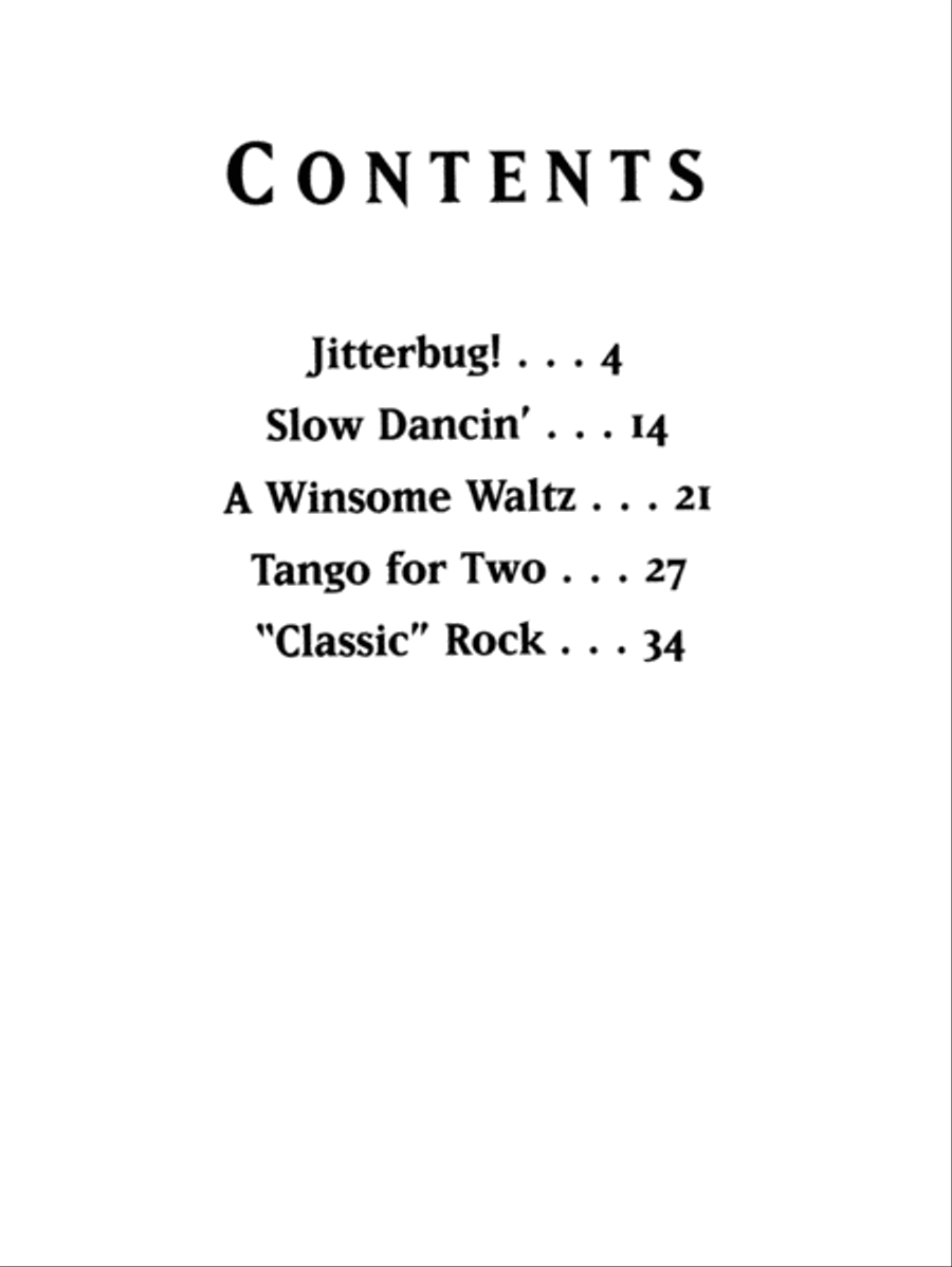 The Way We Danced 1949--1999 Small Ensemble scores gallery preview page 2