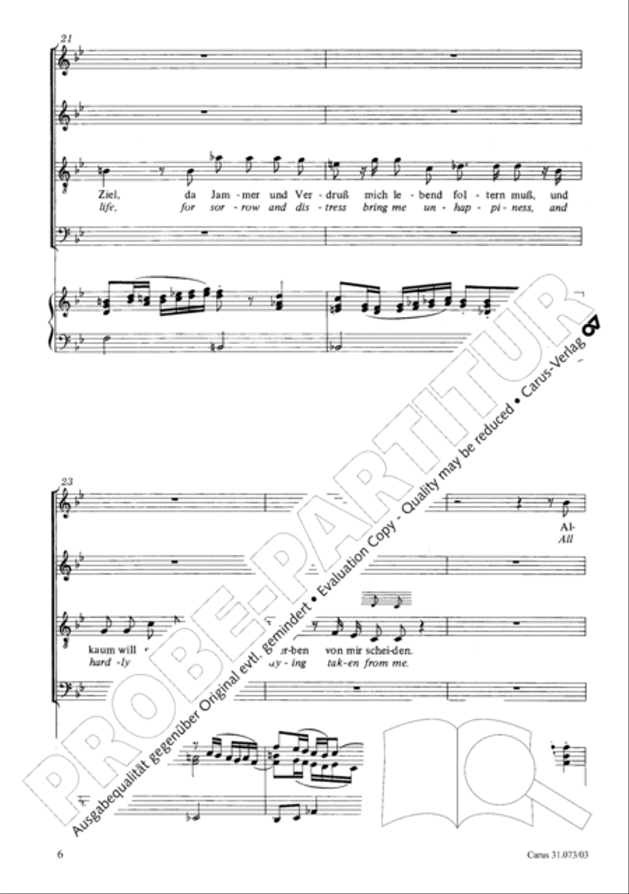 Thy will, O Lord, be done for me (Herr, wie du willt, so schicks mit mir) STB scores gallery preview page 7