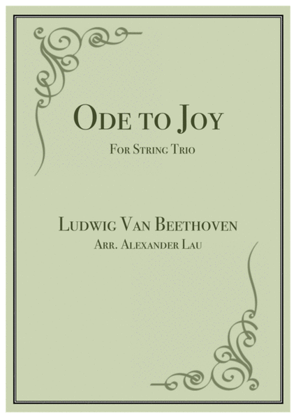 Ode to Joy for String Trio image number null