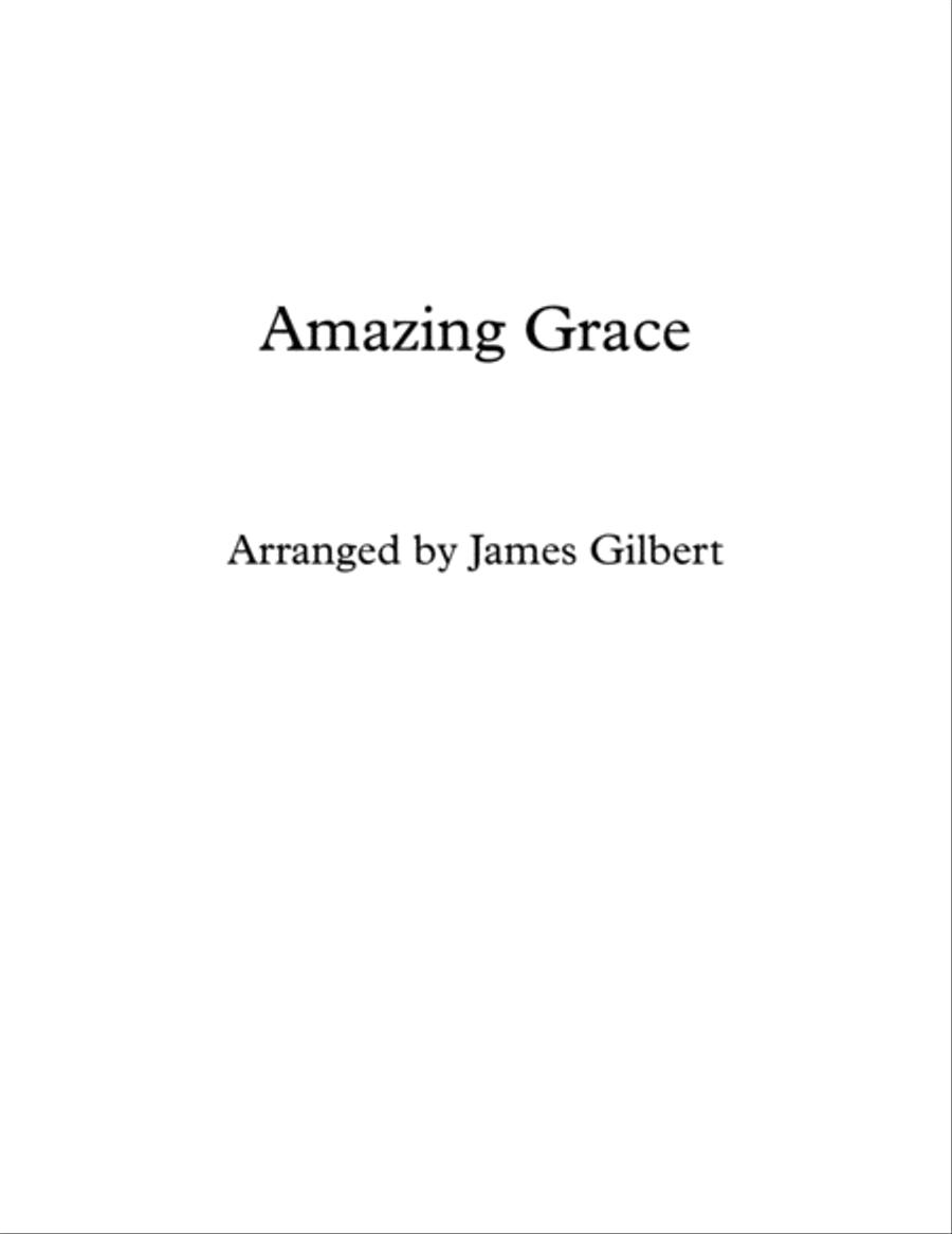 Amazing Grace Brass Ensemble scores gallery preview page 2