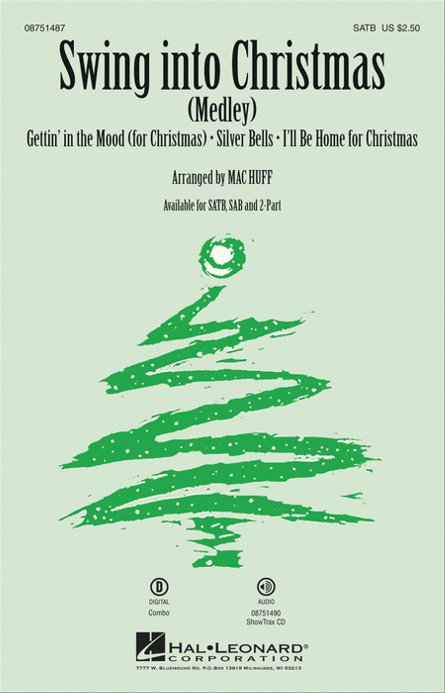 Swing into Christmas Vocal Jazz Ensemble scores gallery preview page 1