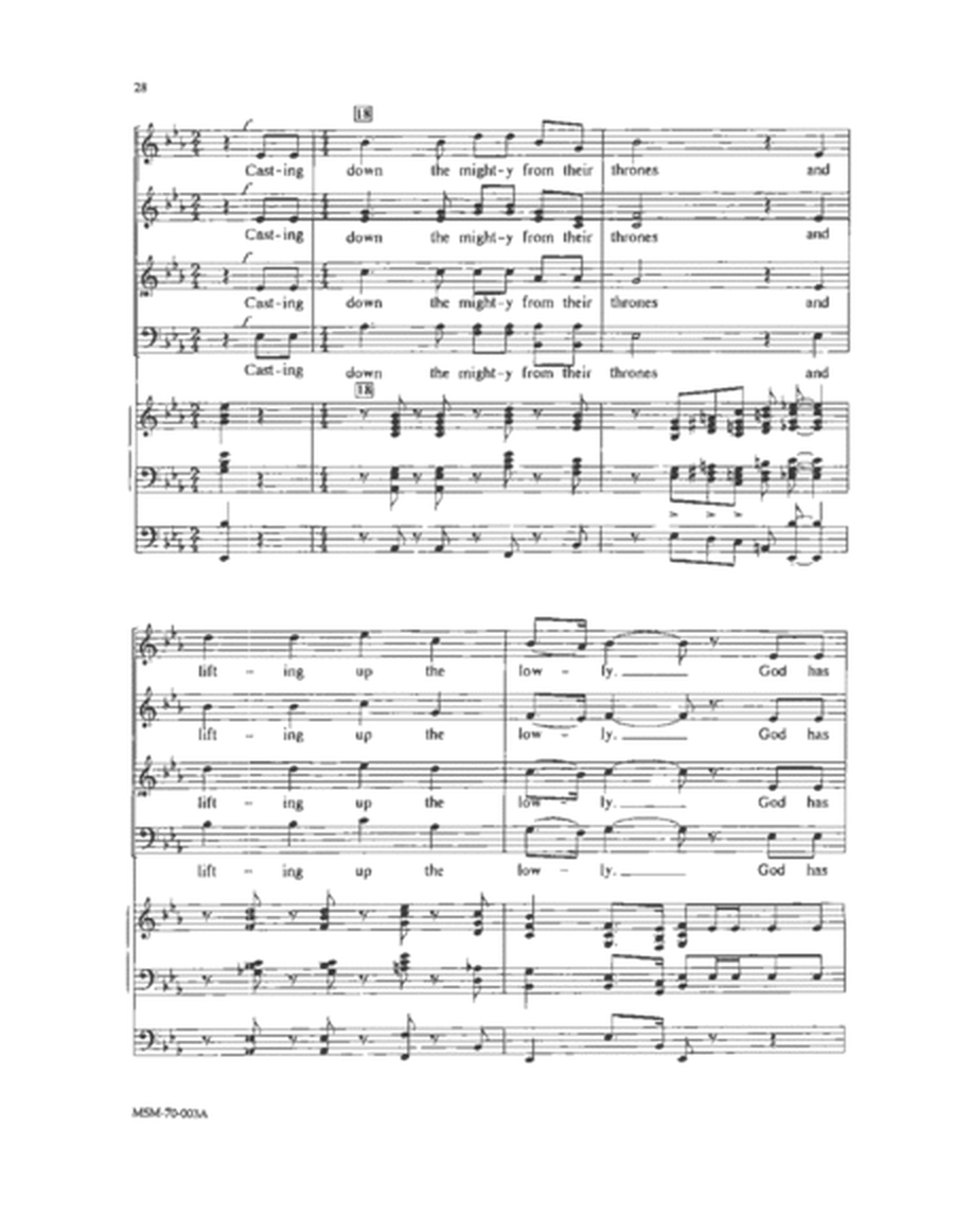 Magnificat (Choral Score) image number null