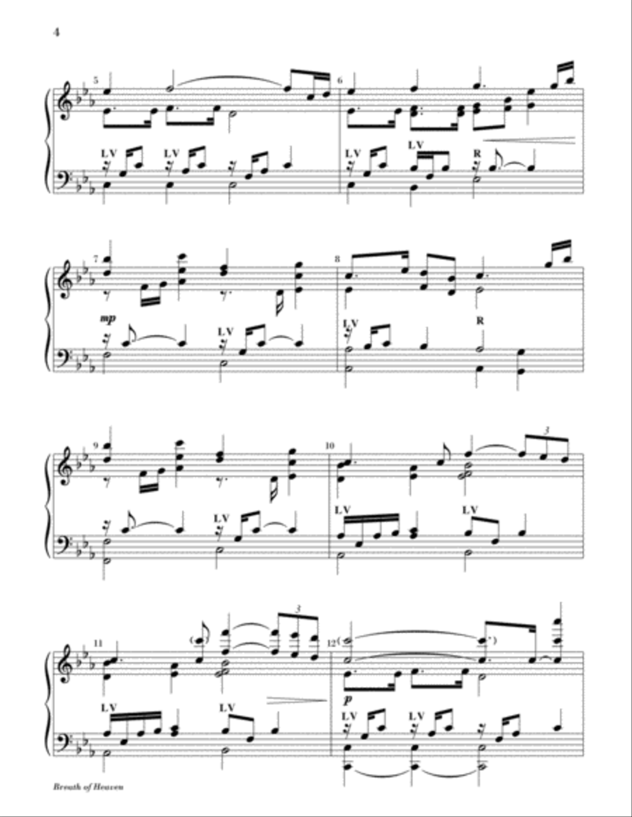 Breath of Heaven (Mary's Song) Orchestra scores gallery preview page 4
