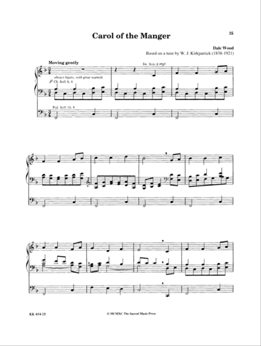 Wood Works for Christmas Organ Solo scores gallery preview page 8