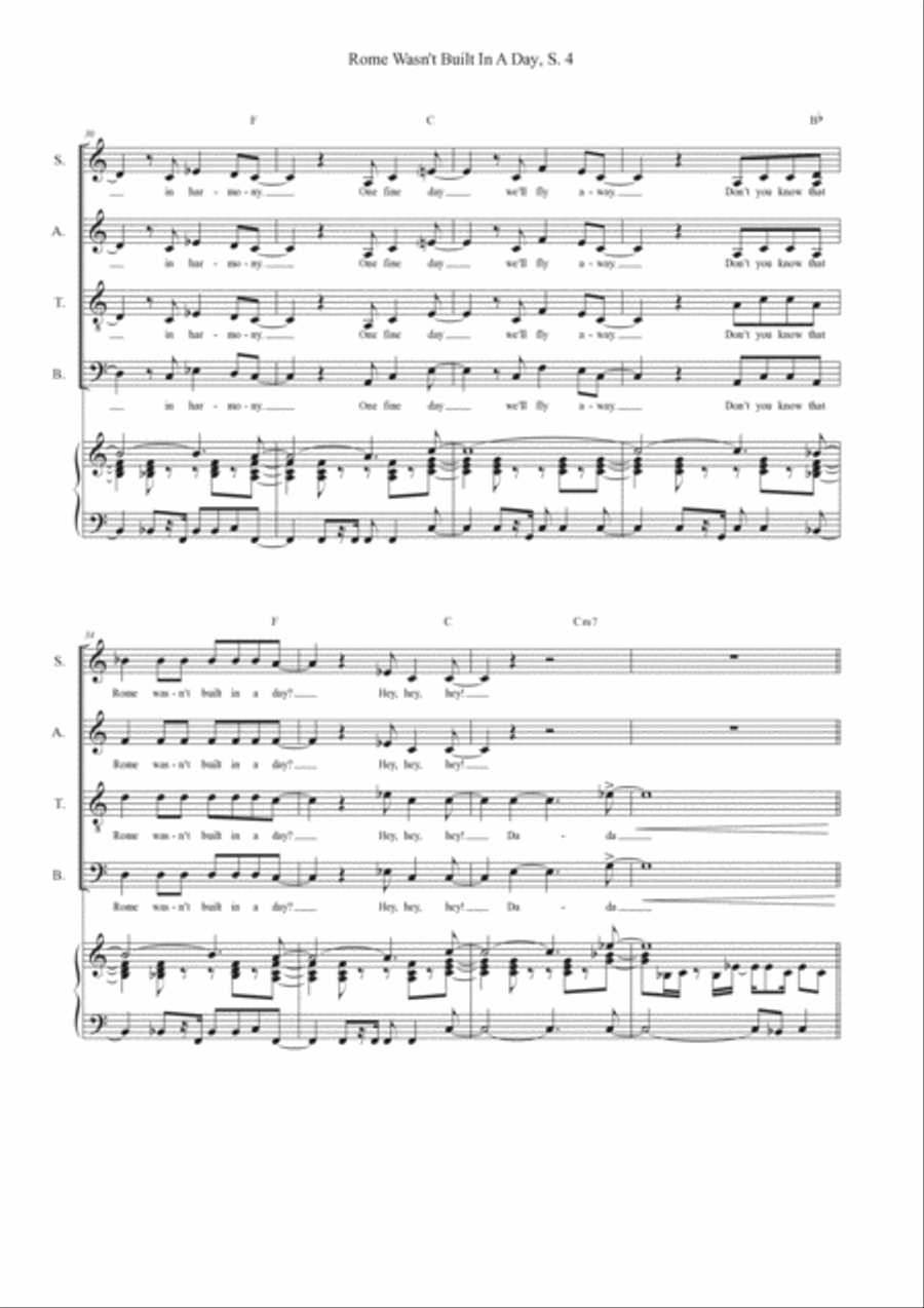 Rome Wasn't Built In A Day Divisi scores gallery preview page 4