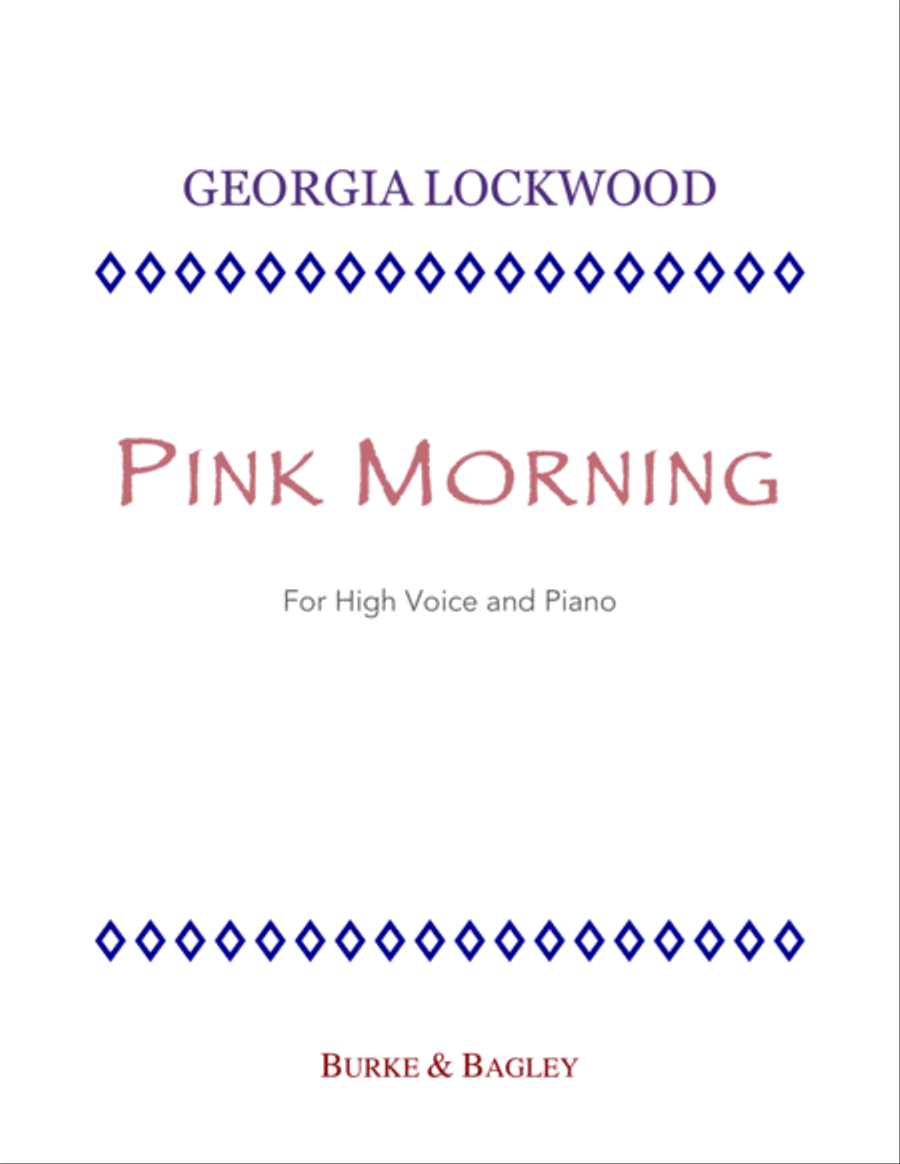 Pink Morning High Voice scores gallery preview page 1