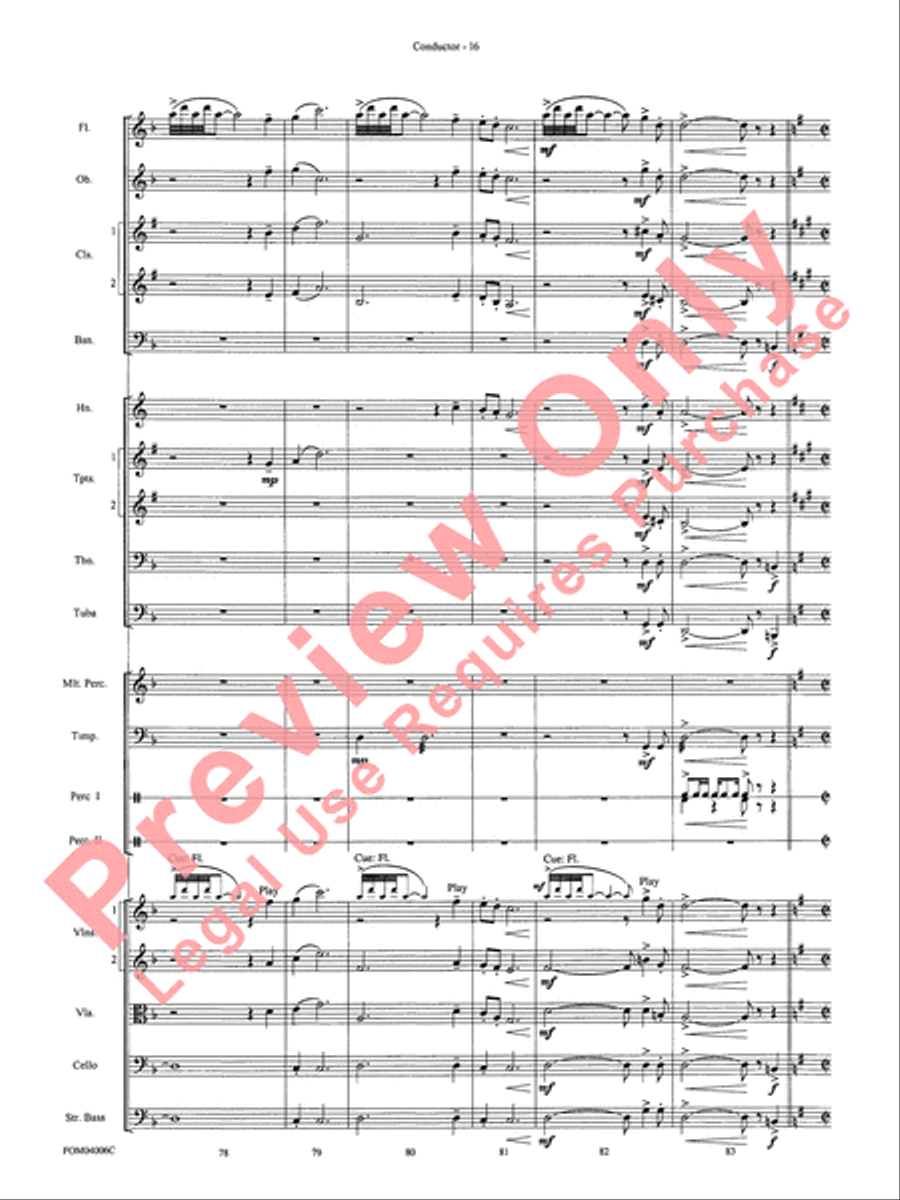 Go West! (Medley) Full Orchestra scores gallery preview page 19