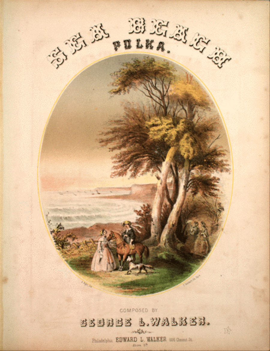 Sea Beach. Polka Piano Solo scores gallery preview page 1