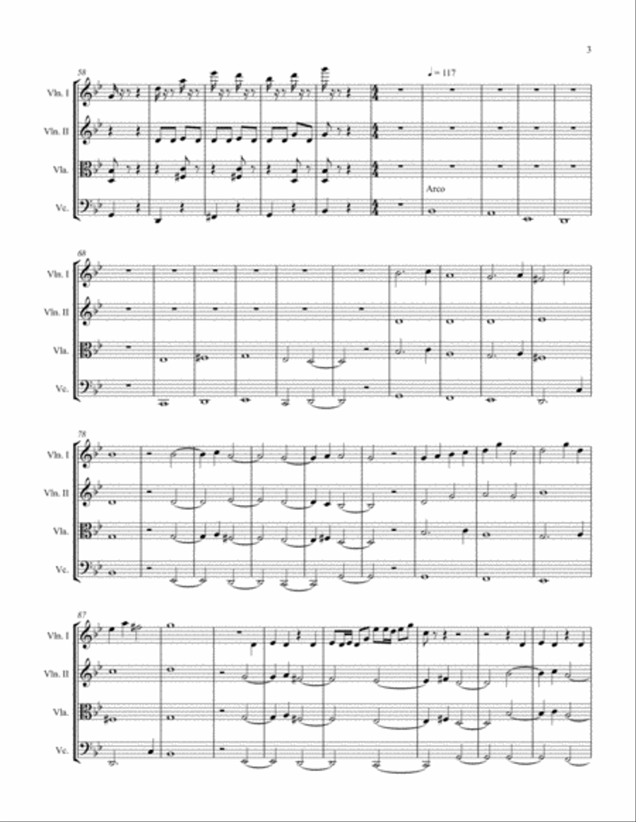 ROSARIUM_Nuptias Cananenses String Quartet scores gallery preview page 3