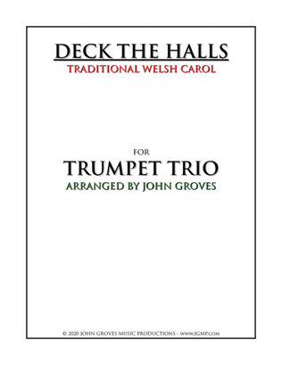 Book cover for Deck The Halls - Trumpet Trio