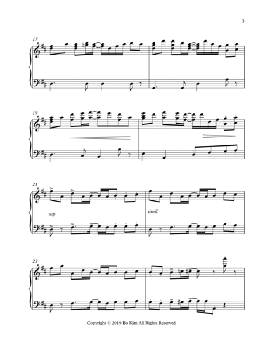 Bringing In The Sheaves (Sowing In The Morning) Piano Solo scores gallery preview page 3