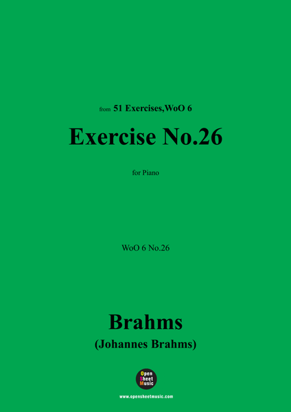 Brahms-Exercise No.26,WoO 6 No.26,for Piano image number null