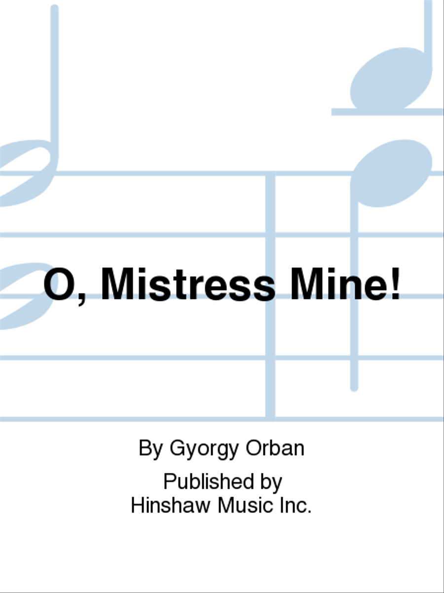O, Mistress Mine! 4-Part scores gallery preview page 1