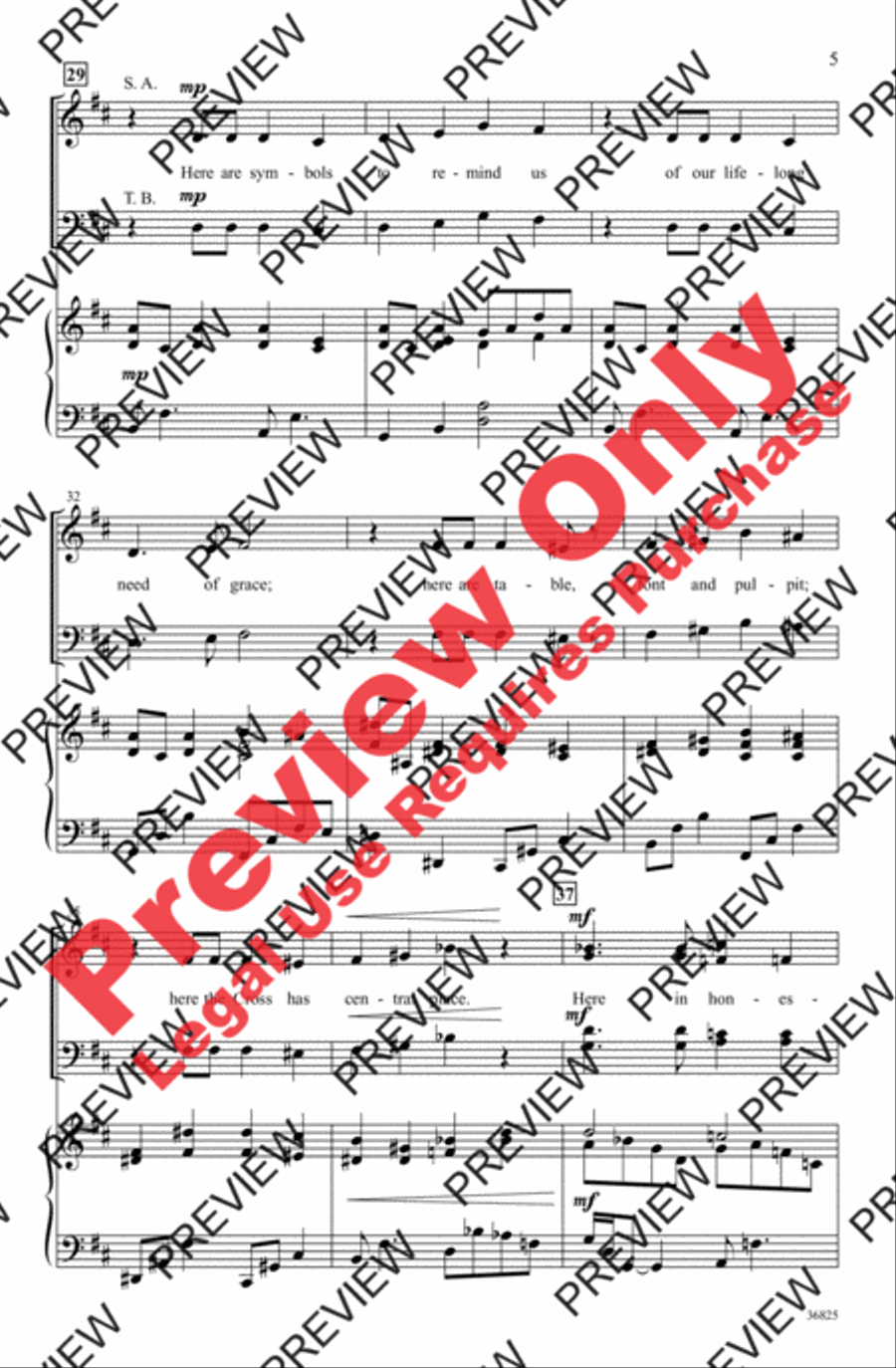 God Is Here God Is Here 4-Part scores gallery preview page 5