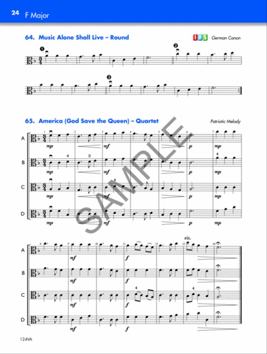 Intonation Basics: A String Basics Supplement-Viola Chamber Orchestra scores gallery preview page 4