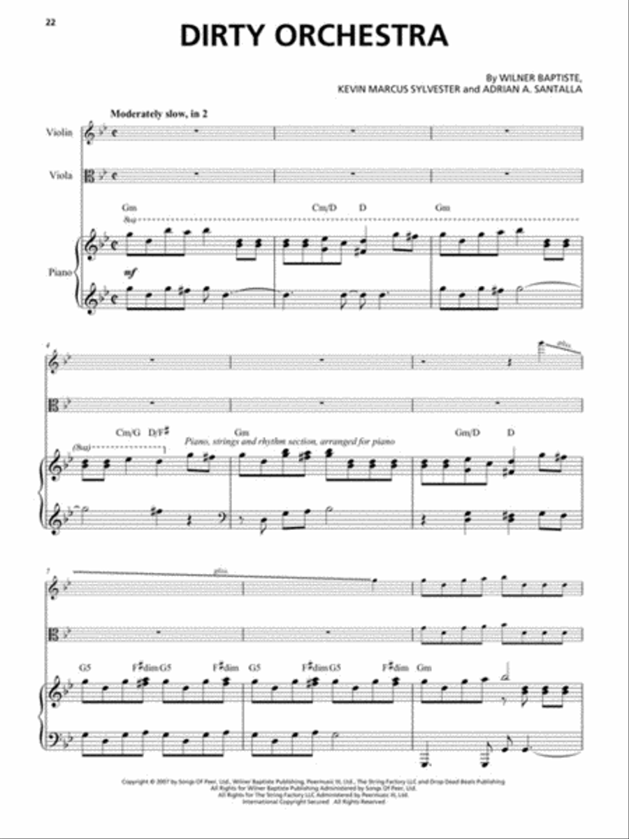Black Violin Collection Viola scores gallery preview page 5