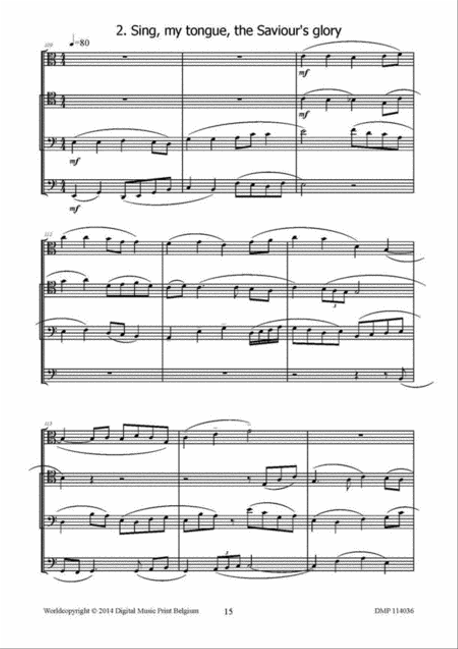 2 Hymns Brass Duet scores gallery preview page 5