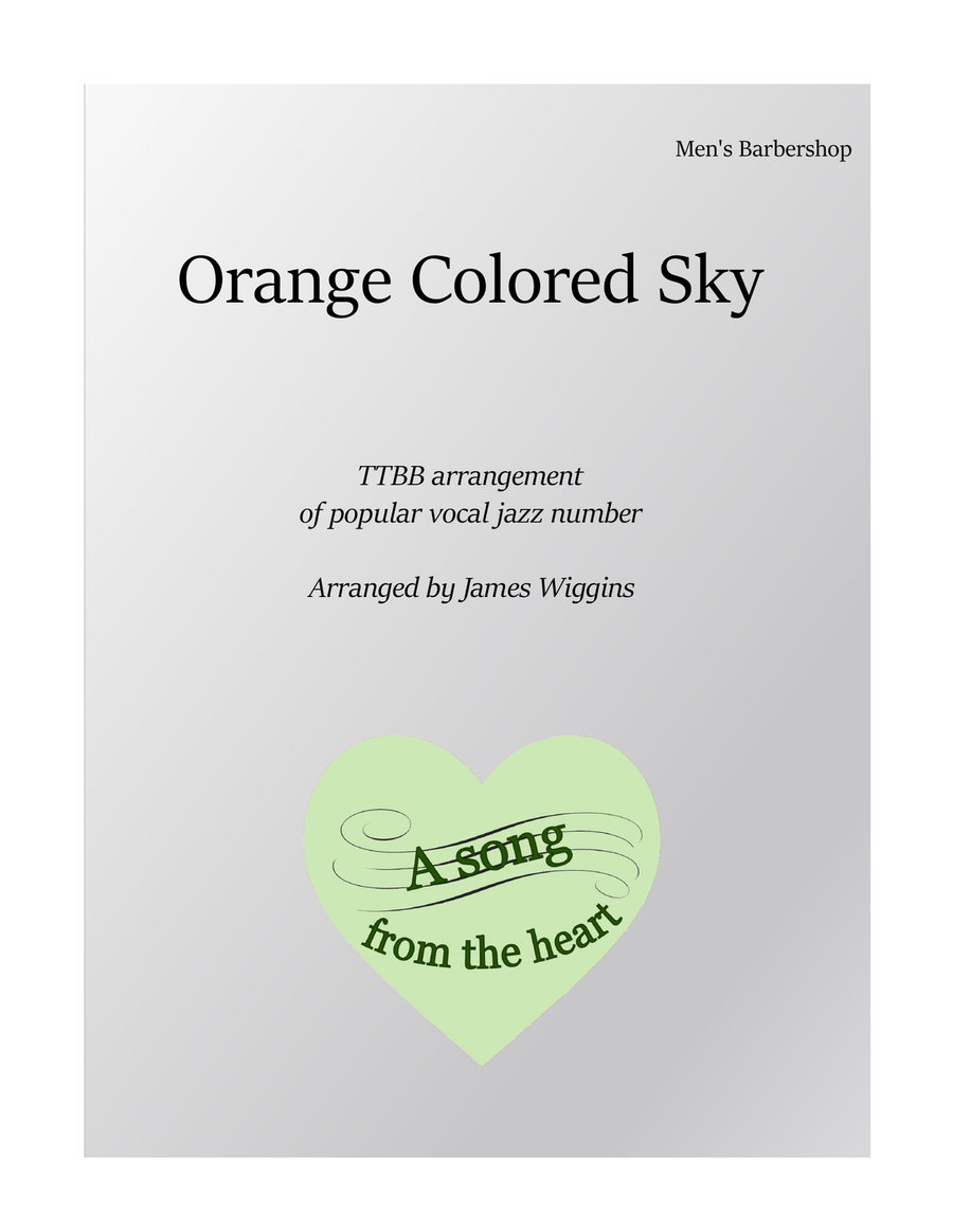 Orange Colored Sky TTBB scores gallery preview page 1