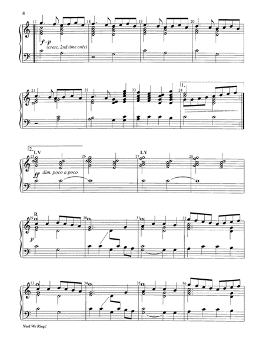 Noel We Ring Noel We Ring 2-Octaves scores gallery preview page 4