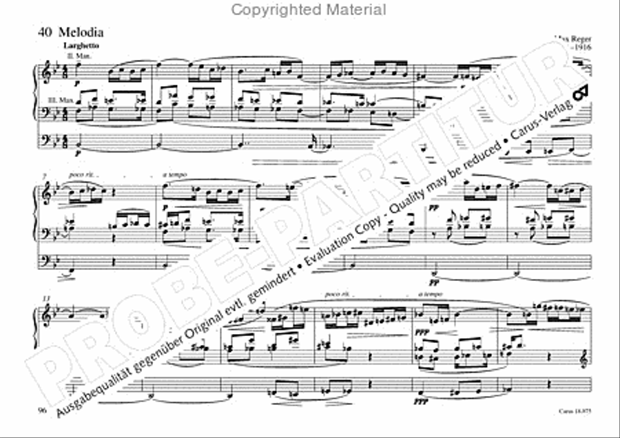 Freiburger Orgelbuch: Stammteil Organ Solo scores gallery preview page 97