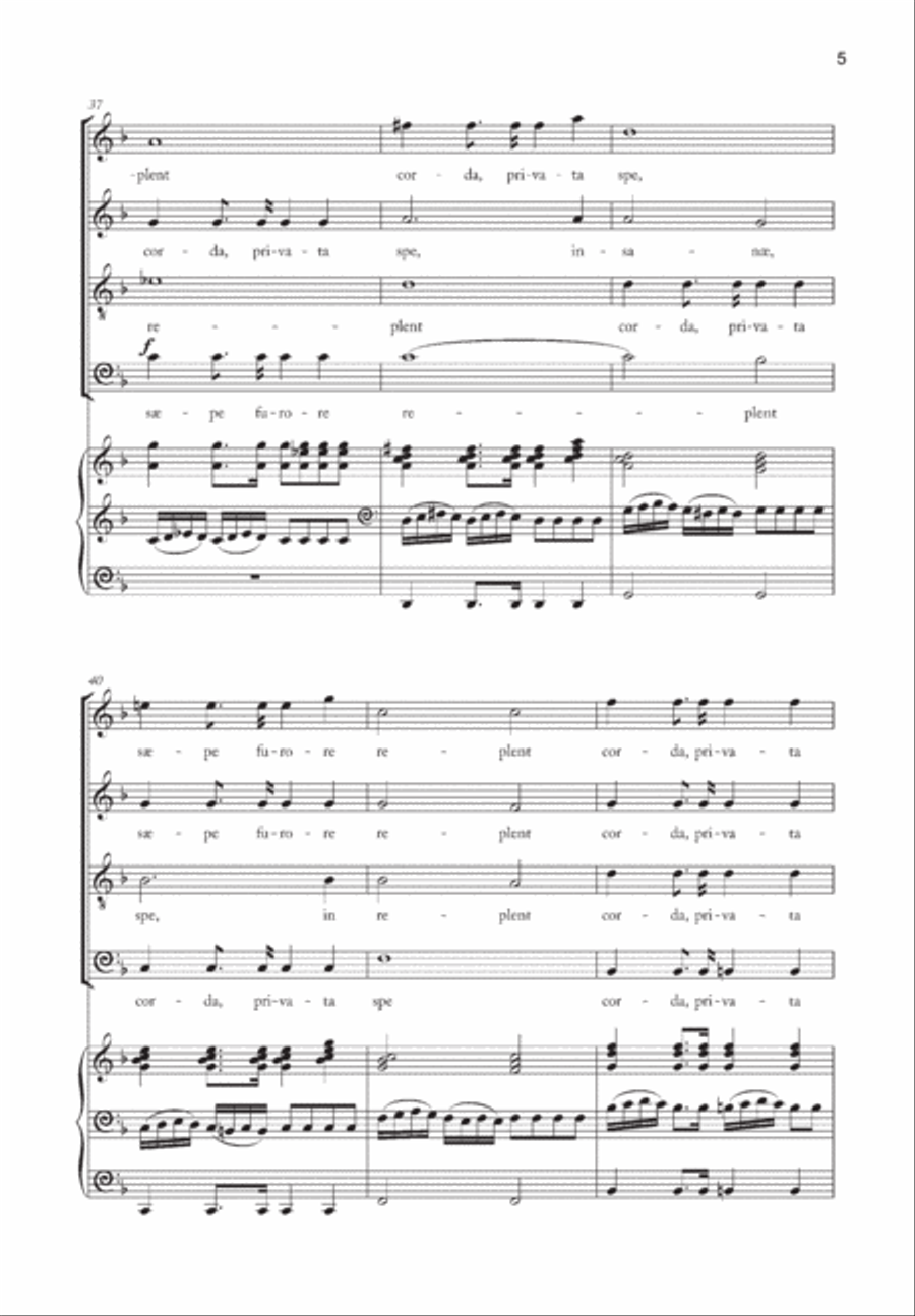 Insanae Et Vanae Curae Choir scores gallery preview page 5