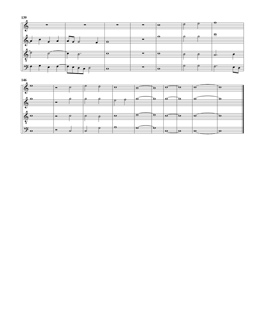 Ave Maria ... virgo serena (arrangement for 4 recorders) Recorder scores gallery preview page 6
