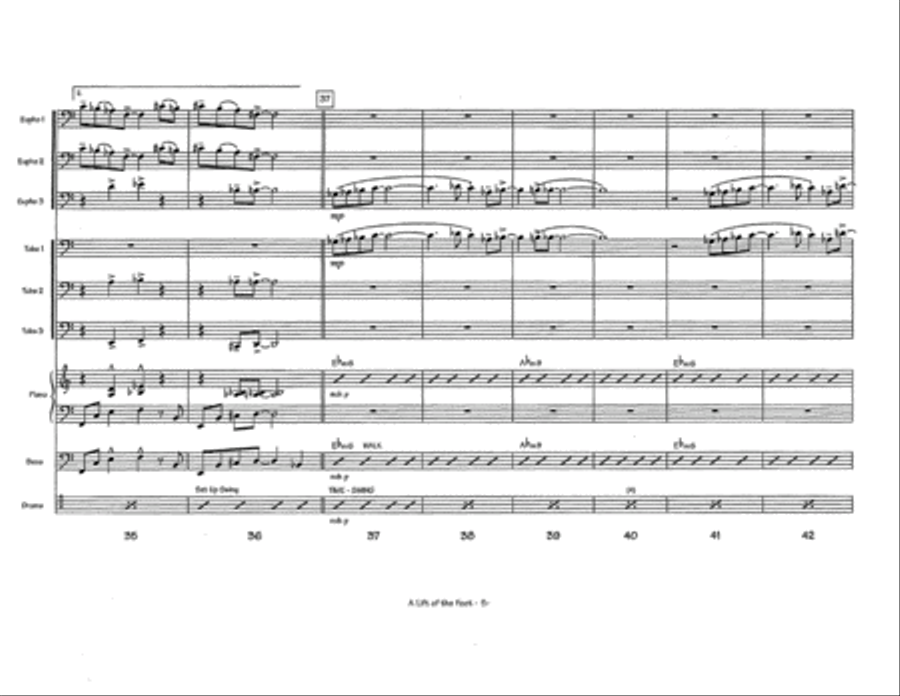 A Lift of the Foot A Lift of the Foot Euphonium scores gallery preview page 6
