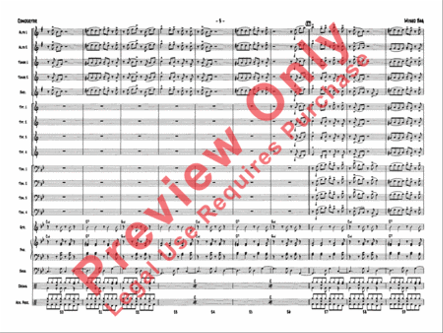 Mixed Bag Jazz Ensemble scores gallery preview page 6