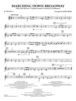 Marching Down Broadway - Bb Trumpet 3