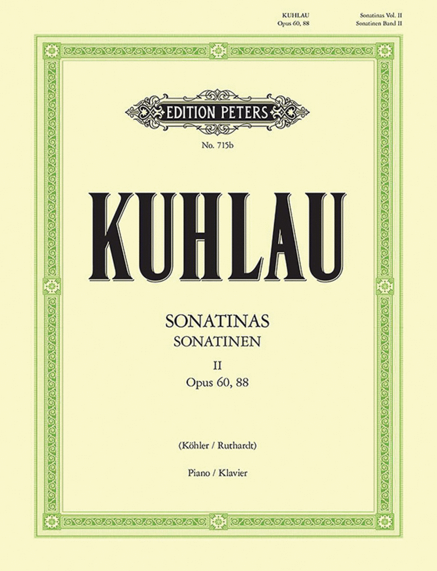 Sonatinas for Piano Piano scores gallery preview page 1
