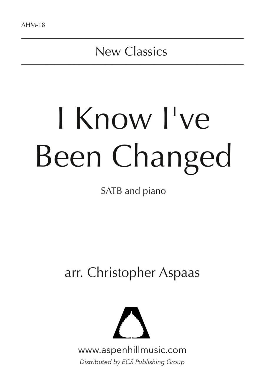 I Know I've Been Changed 4-Part scores gallery preview page 1