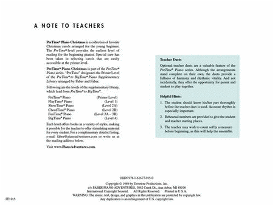 PreTime® Piano Christmas Piano Method scores gallery preview page 2