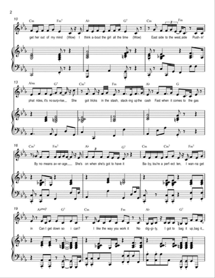 No Diggity Voice scores gallery preview page 2