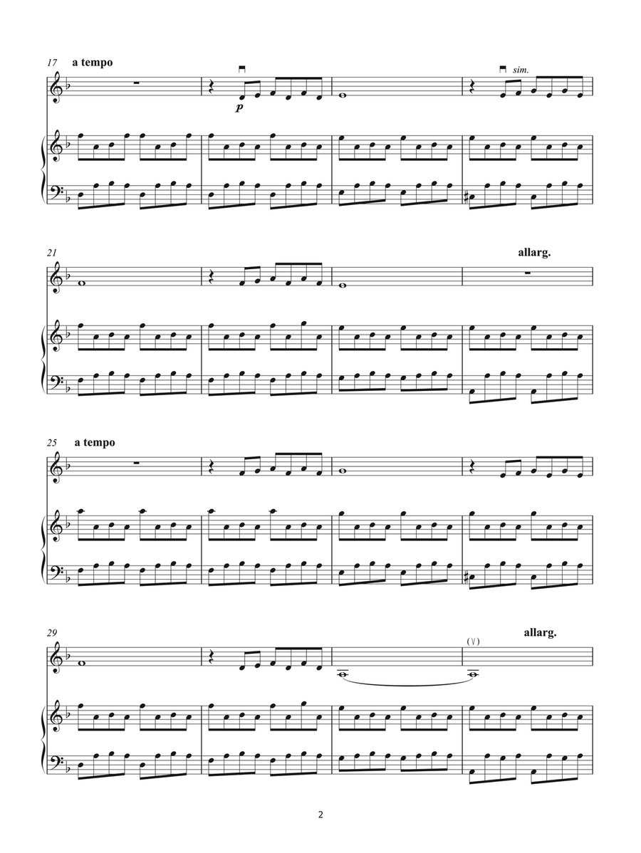 Sarabande Violin Solo scores gallery preview page 2