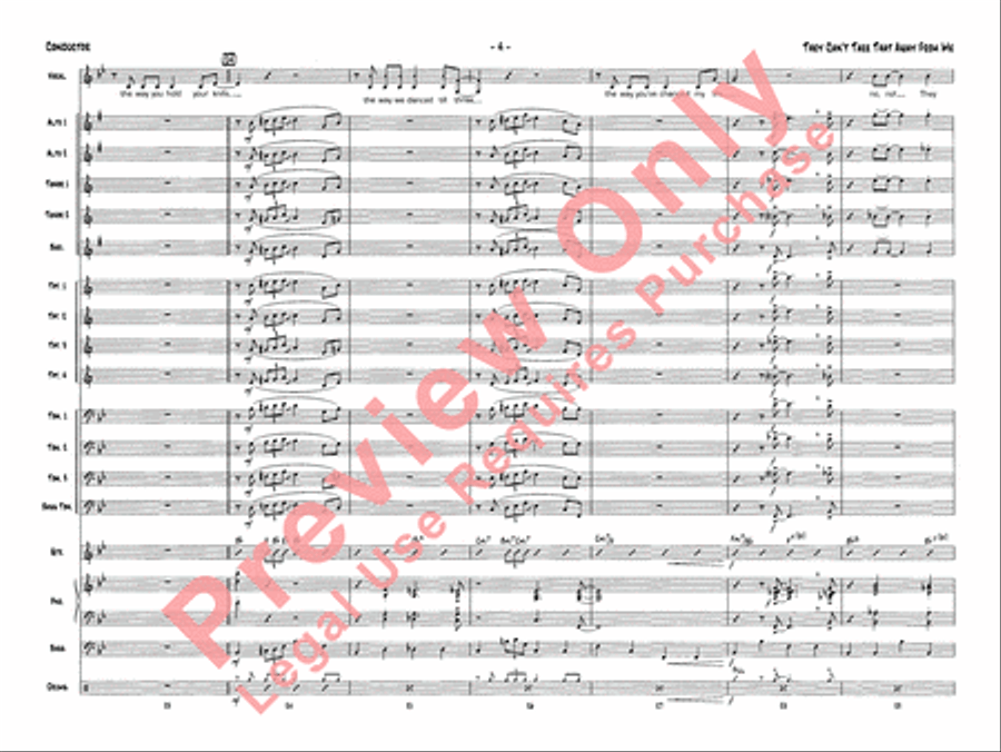 They Can't Take That Away from Me Jazz Ensemble scores gallery preview page 15